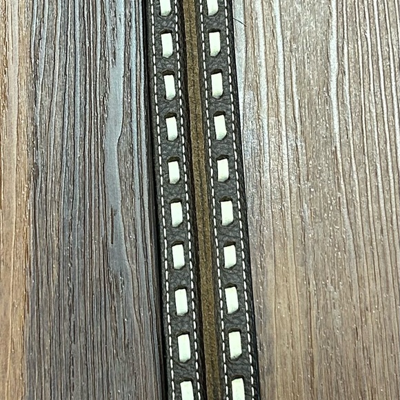 Roper Mens‎ Buff Milled Single Stitched Cut Edges Size 46 Belt 8661500 - Picture 9 of 11